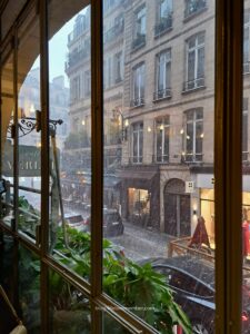 paris cafes fall